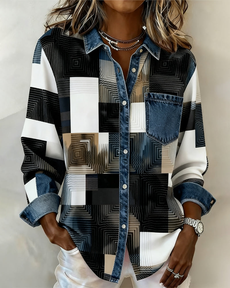 Céline - Kleurblok Overhemd