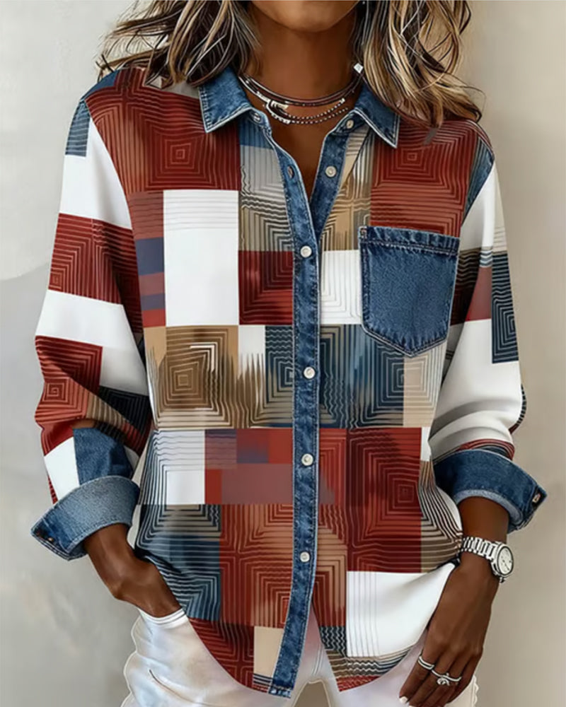 Céline - Kleurblok Overhemd