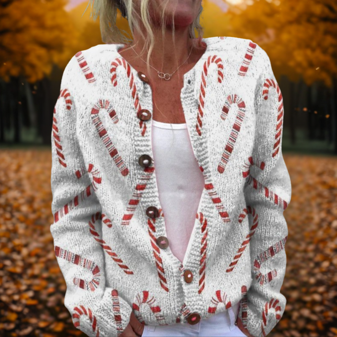 Carla | Feestelijke Snoep Cardigan