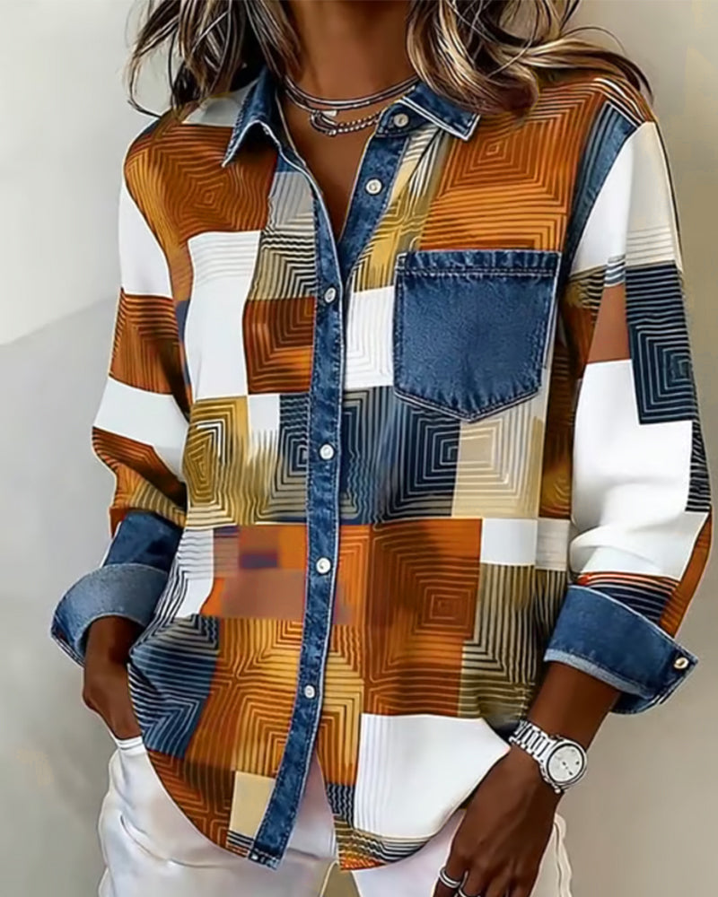 Céline - Kleurblok Overhemd