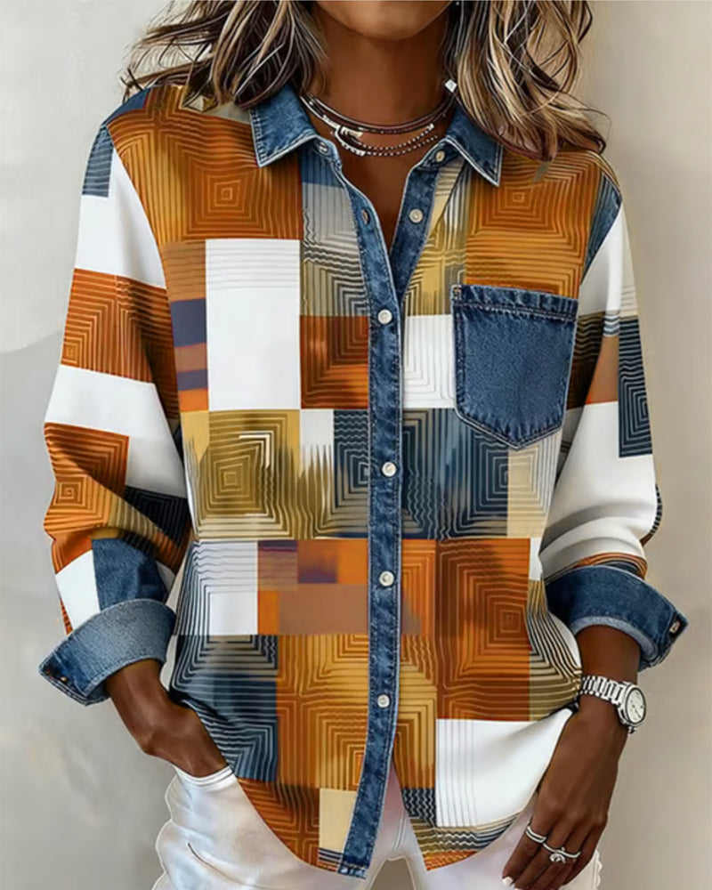 Céline - Kleurblok Overhemd